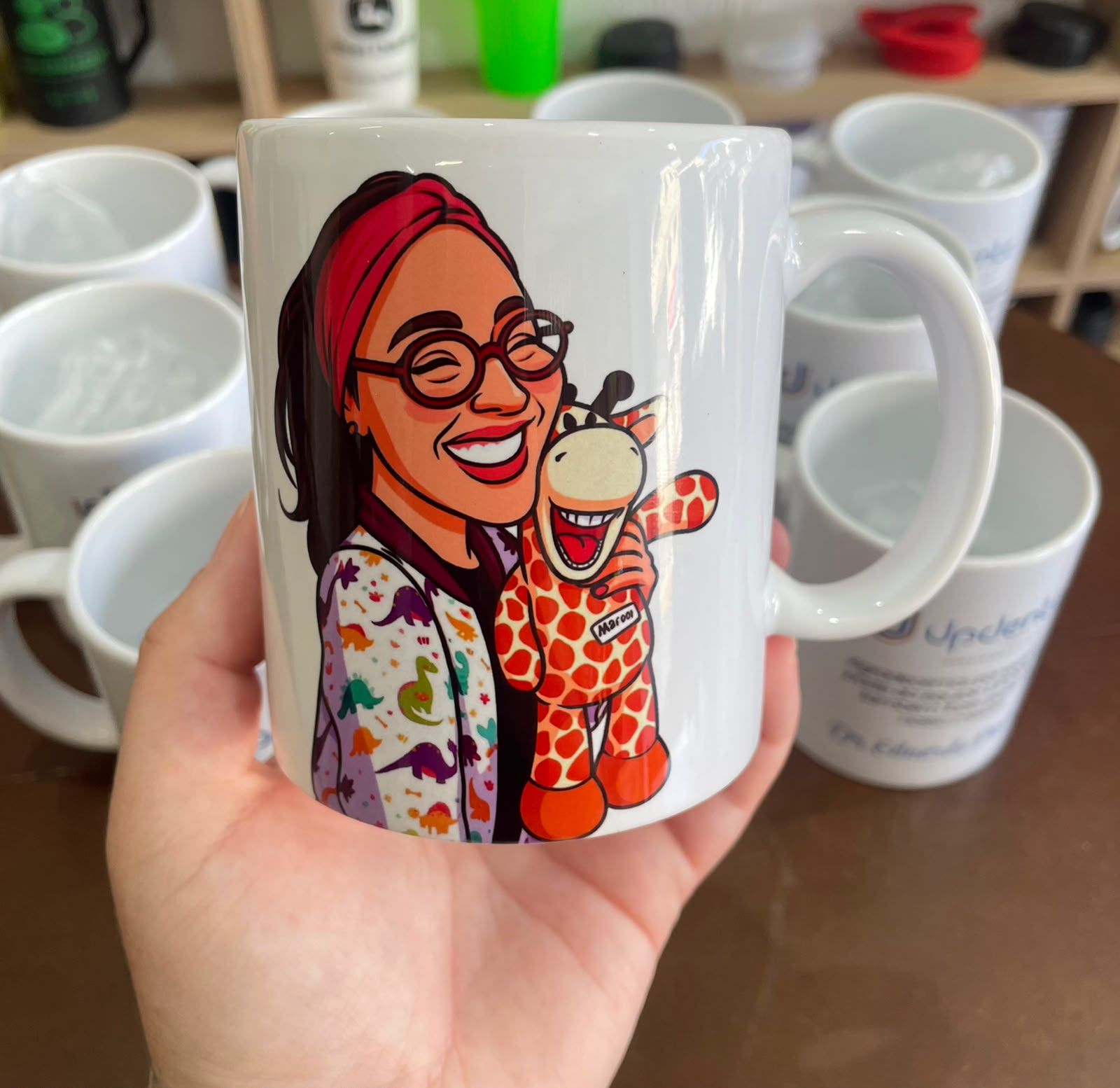 Caneca branca tradicional personalizada