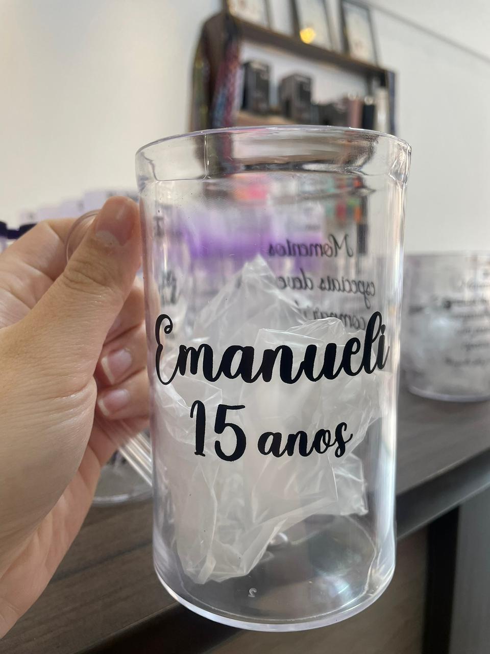 Caneca de chope acrílica